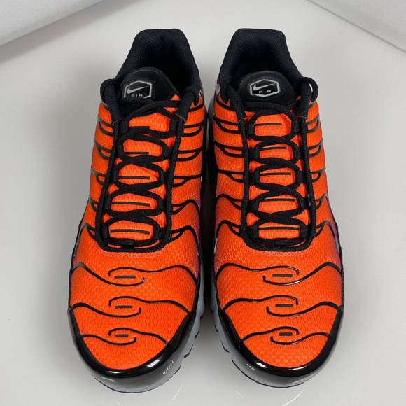 Nike Air Max Plus Total Orange Vivid Purple Shoes (DM0032 014) - Picture 2 of 9